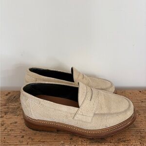 Blackstock & Weber Beige Ellis Penny Loafer